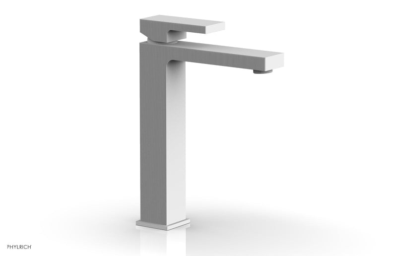 Phylrich STRIA Single Hole Lavatory Faucet, Tall - Blade Handle