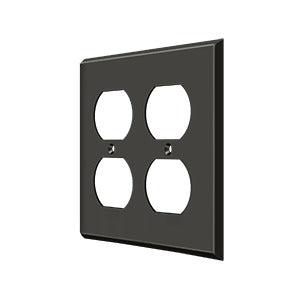 Deltana Switch Plate, Quadruple Outlet