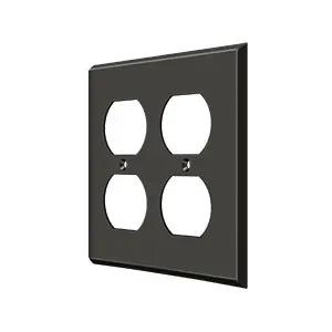 Deltana Switch Plate, Quadruple Outlet by Deltana
