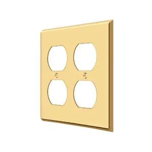 Deltana Switch Plate, Quadruple Outlet by Deltana