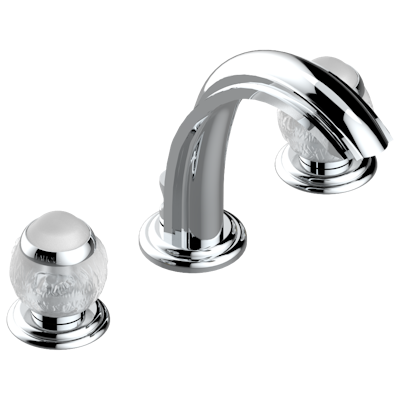 chrome polished faucet