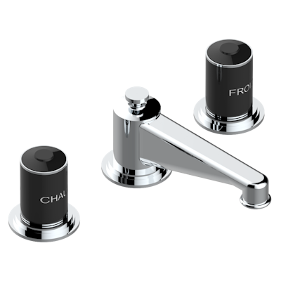 chrome polished faucet