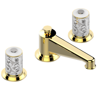 THG Paris Frivole Widespread Lavatory Set with Drain by THG Paris