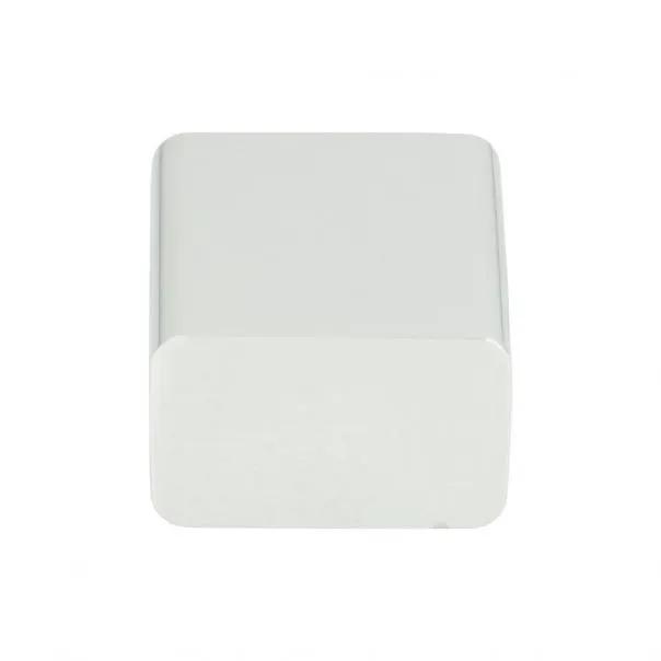 polished chrome knob