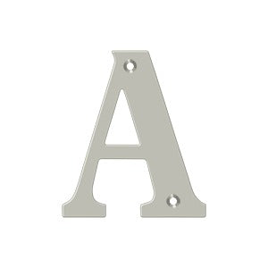 Deltana 4" Residential Letter A