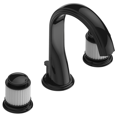 THG Paris Jaipur Satiny Crystal Widespread Lavatory Set with Drain