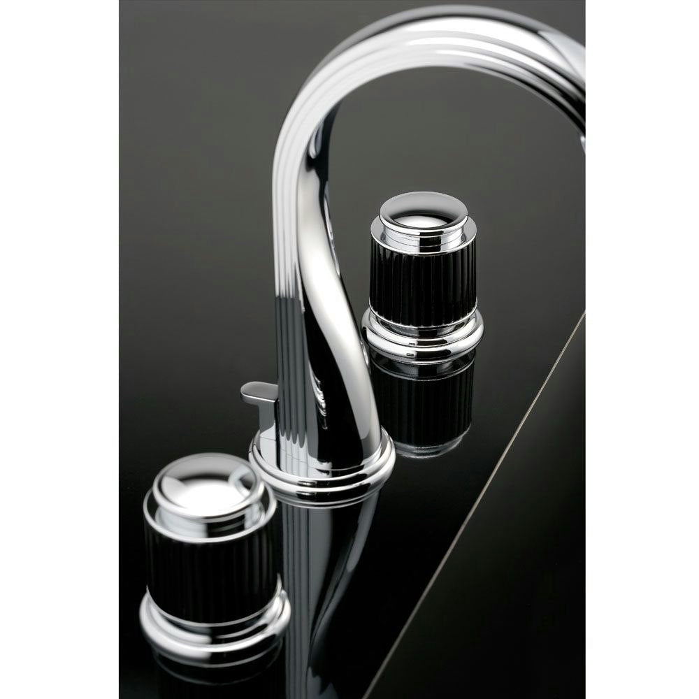 chrome polished faucet