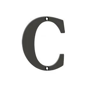 oil-rubbed bronze residential letter