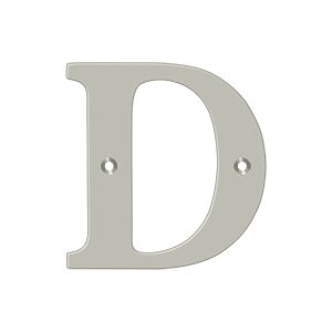 Deltana 4" Residential Letter D