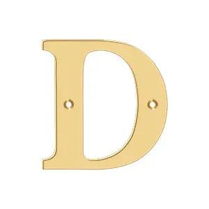 Deltana 4" Residential Letter D by Deltana