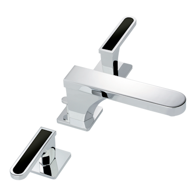 chrome polished faucet