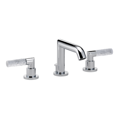 chrome polished faucet