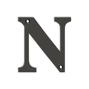 oil-rubbed bronze residential letter