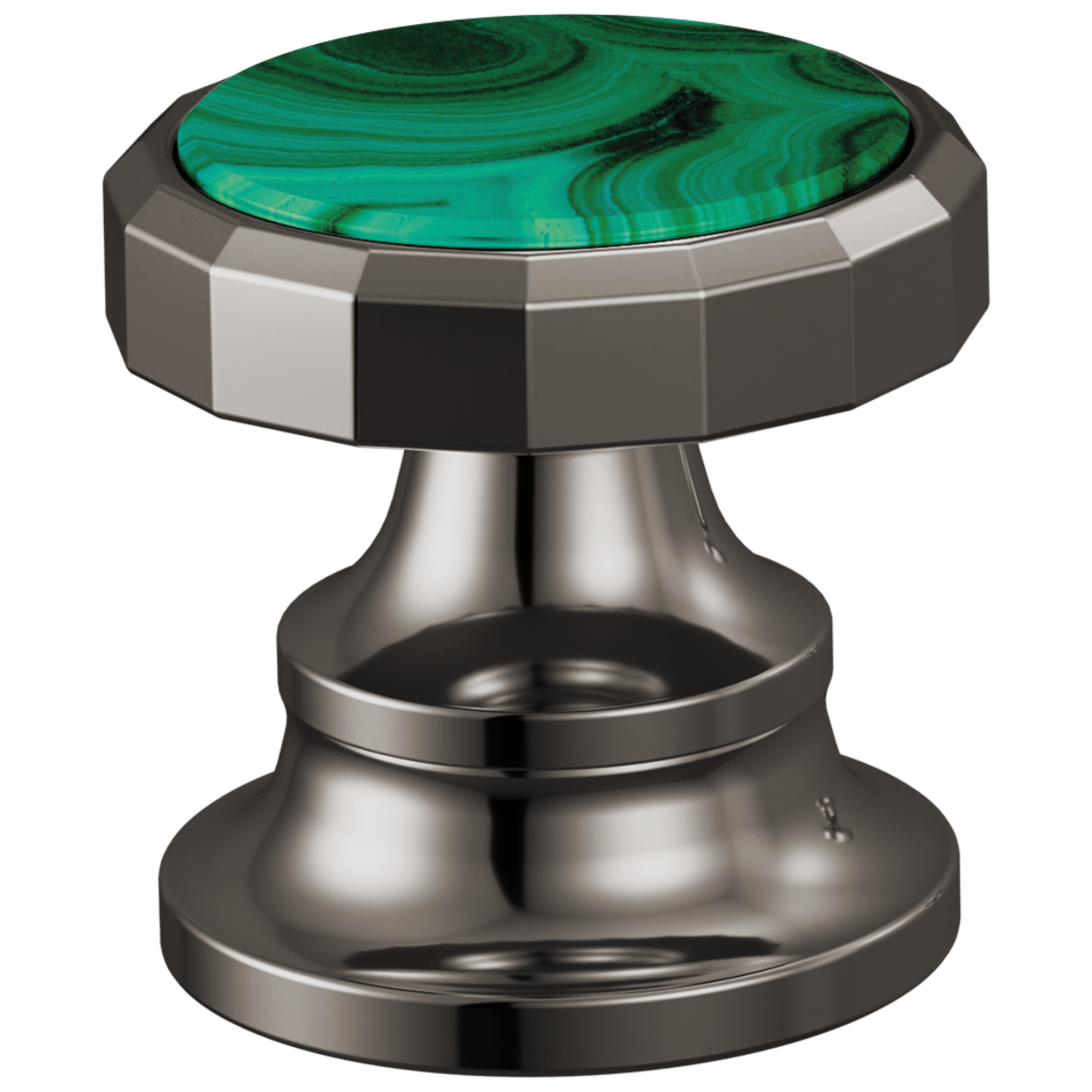 Brizo Beauclere Widespread Lavatory Wheel Handle Kit with Malachite Insert by Brizo