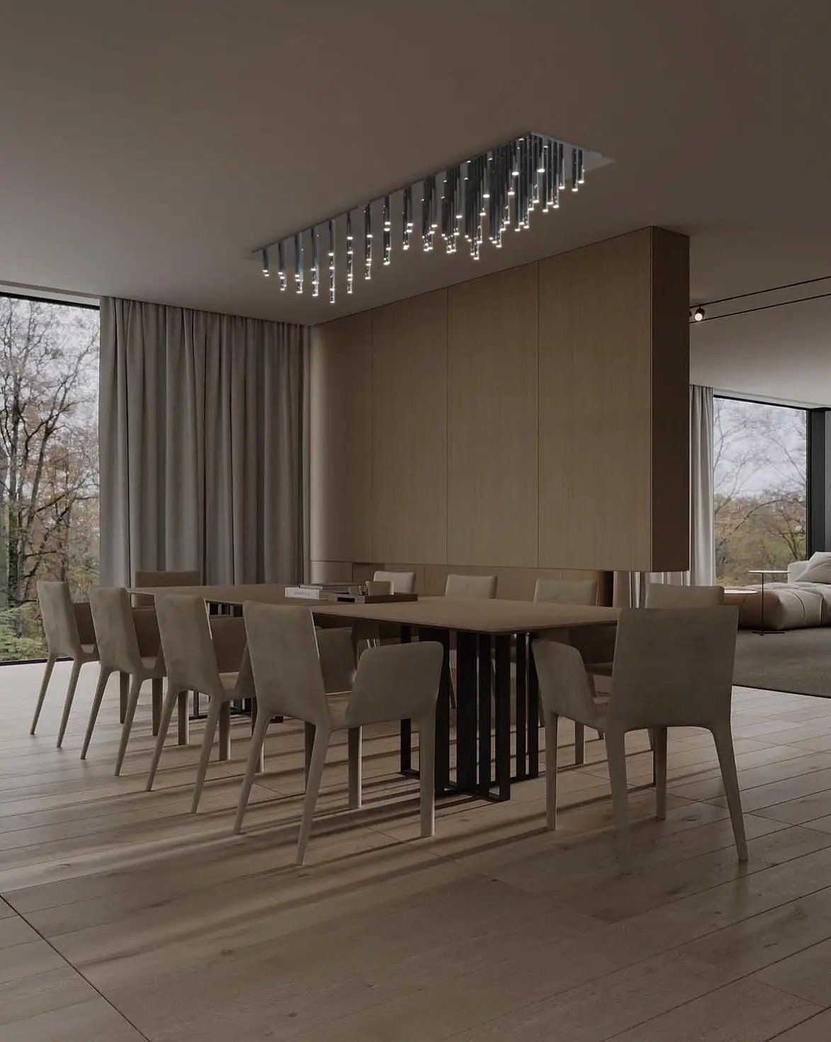dark reflex chandelier