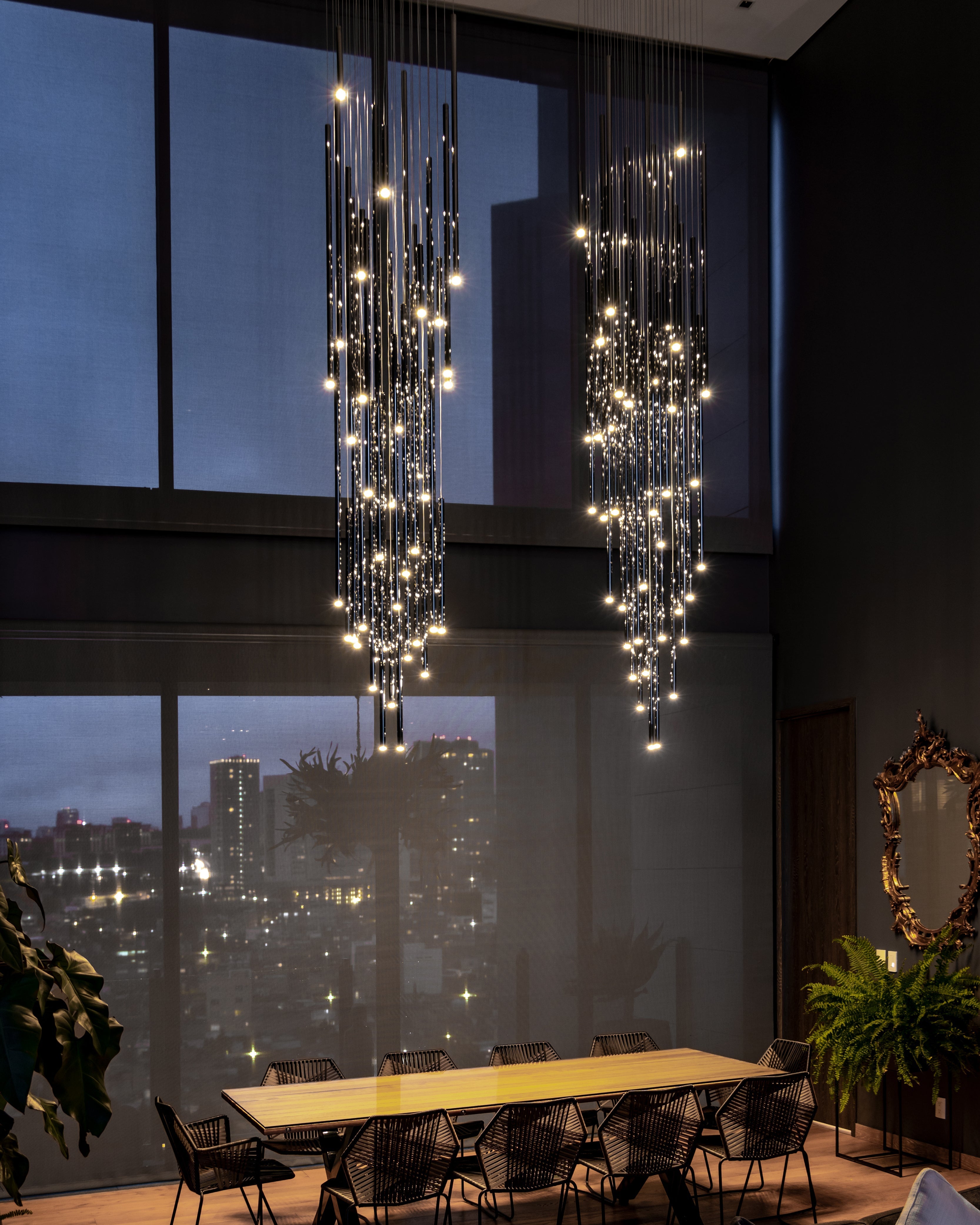 dark reflex chandelier