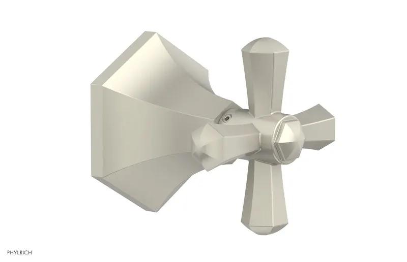 Phylrich LE VERRE & LA CROSSE Volume Control/Diverter Trim - Cross Handle by Phylrich