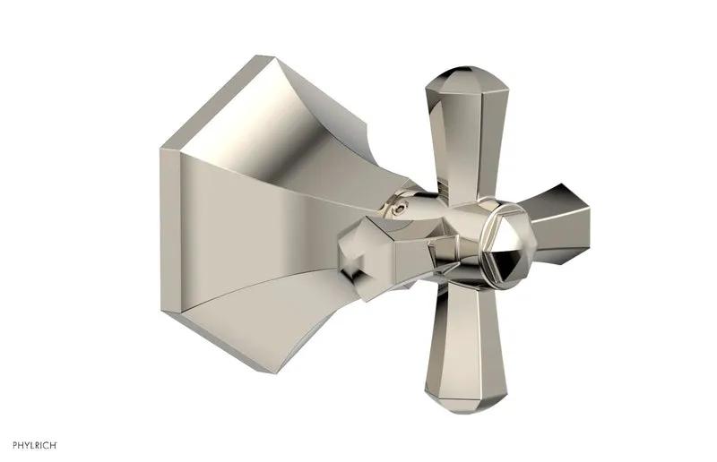 Phylrich LE VERRE & LA CROSSE Volume Control/Diverter Trim - Cross Handle by Phylrich