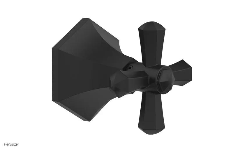 Phylrich LE VERRE & LA CROSSE Volume Control/Diverter Trim - Cross Handle by Phylrich