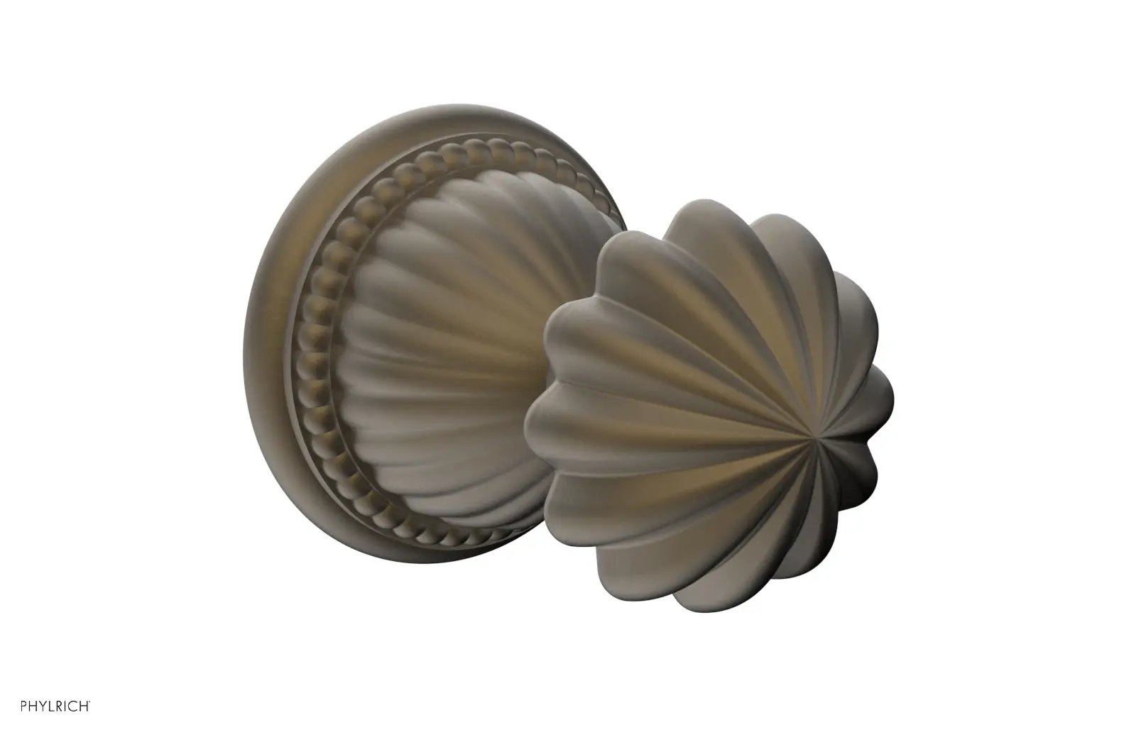 Phylrich GEORGIAN & BARCELONA Volume Control/Diverter Trim - Round Handle by Phylrich