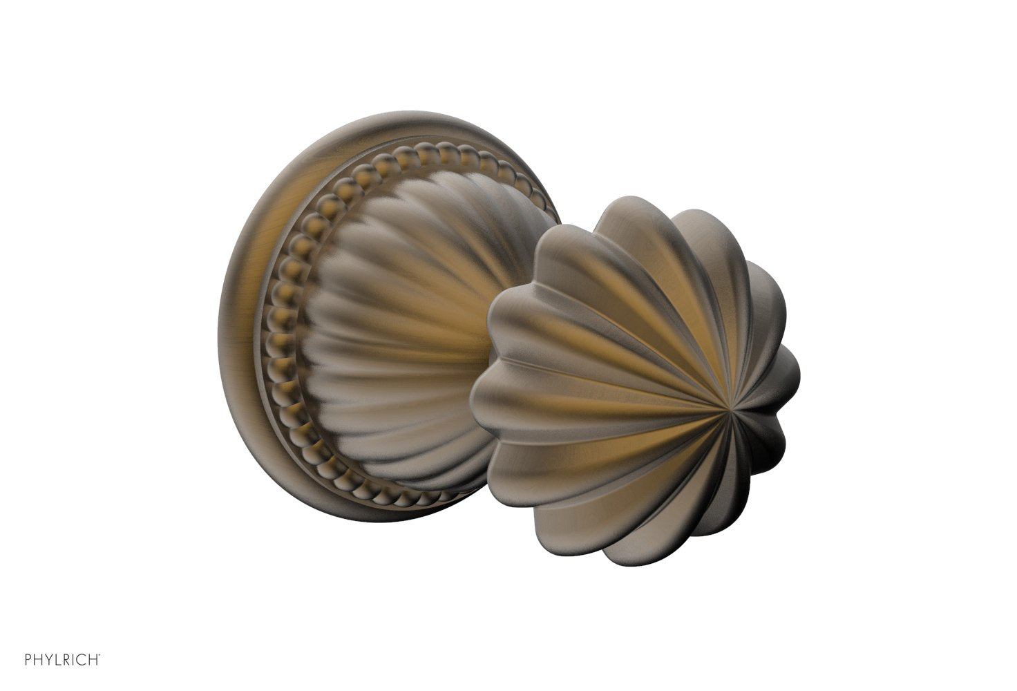 Phylrich GEORGIAN & BARCELONA Volume Control/Diverter Trim - Round Handle