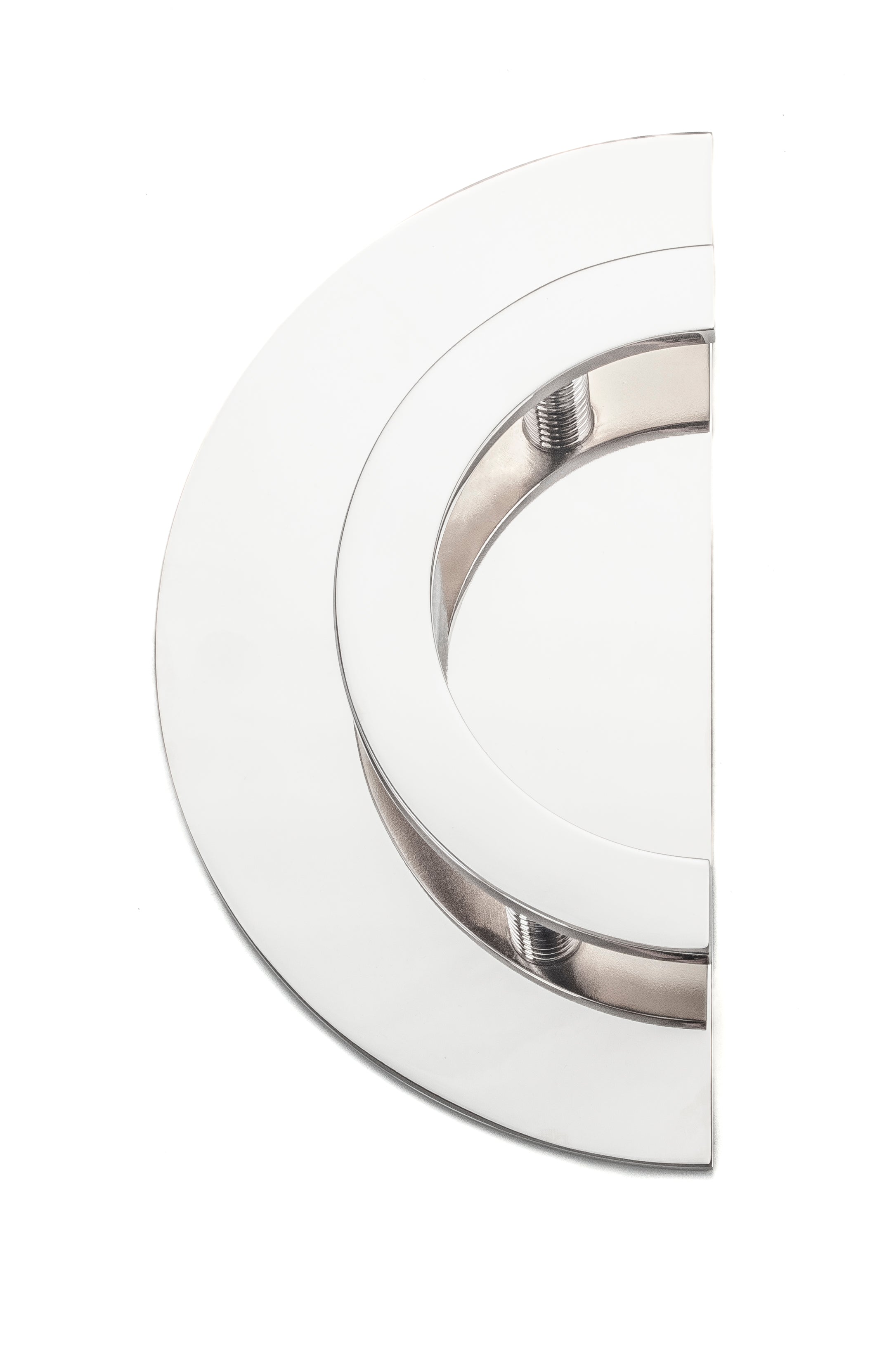 polished nickel pull