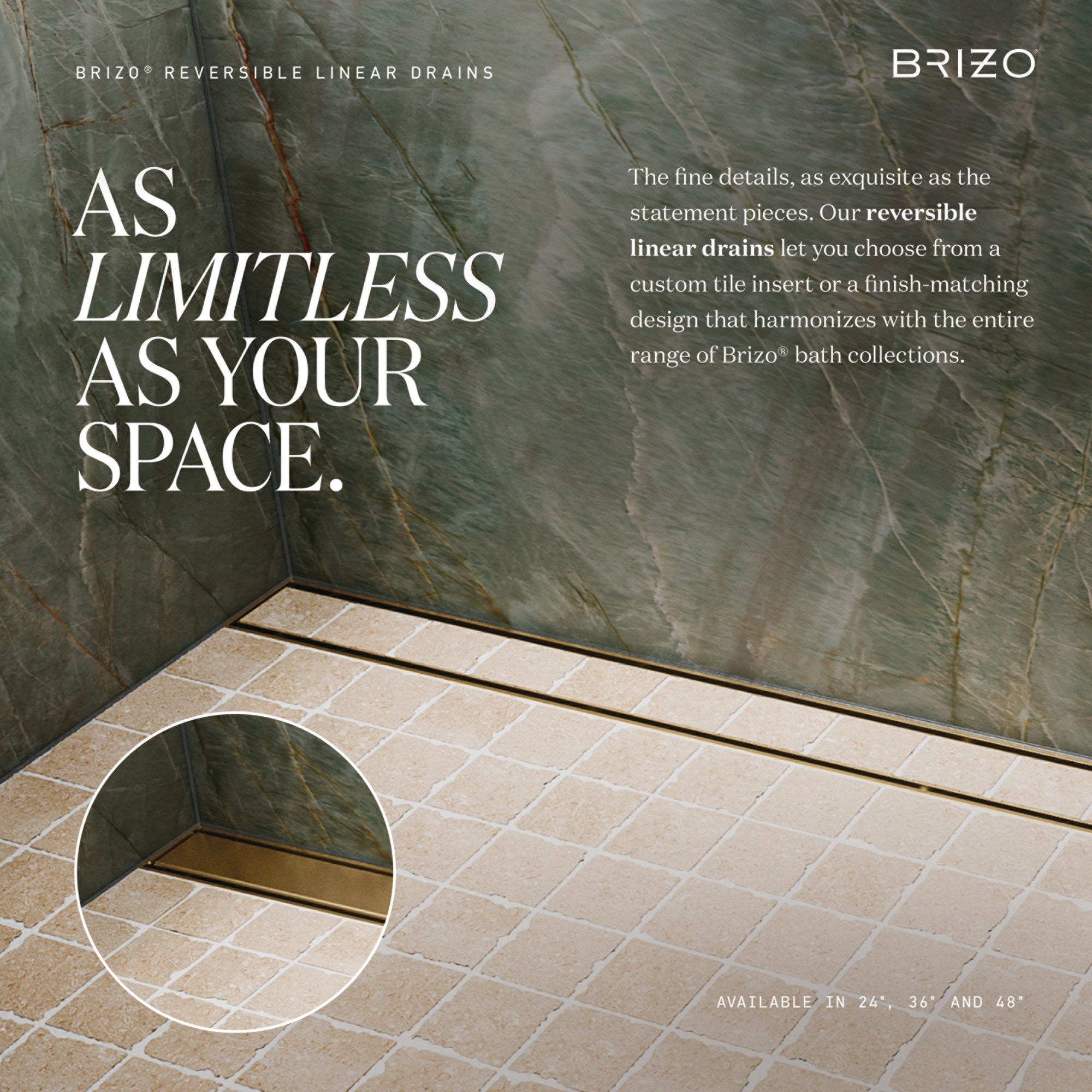 brushed nickel shower drain