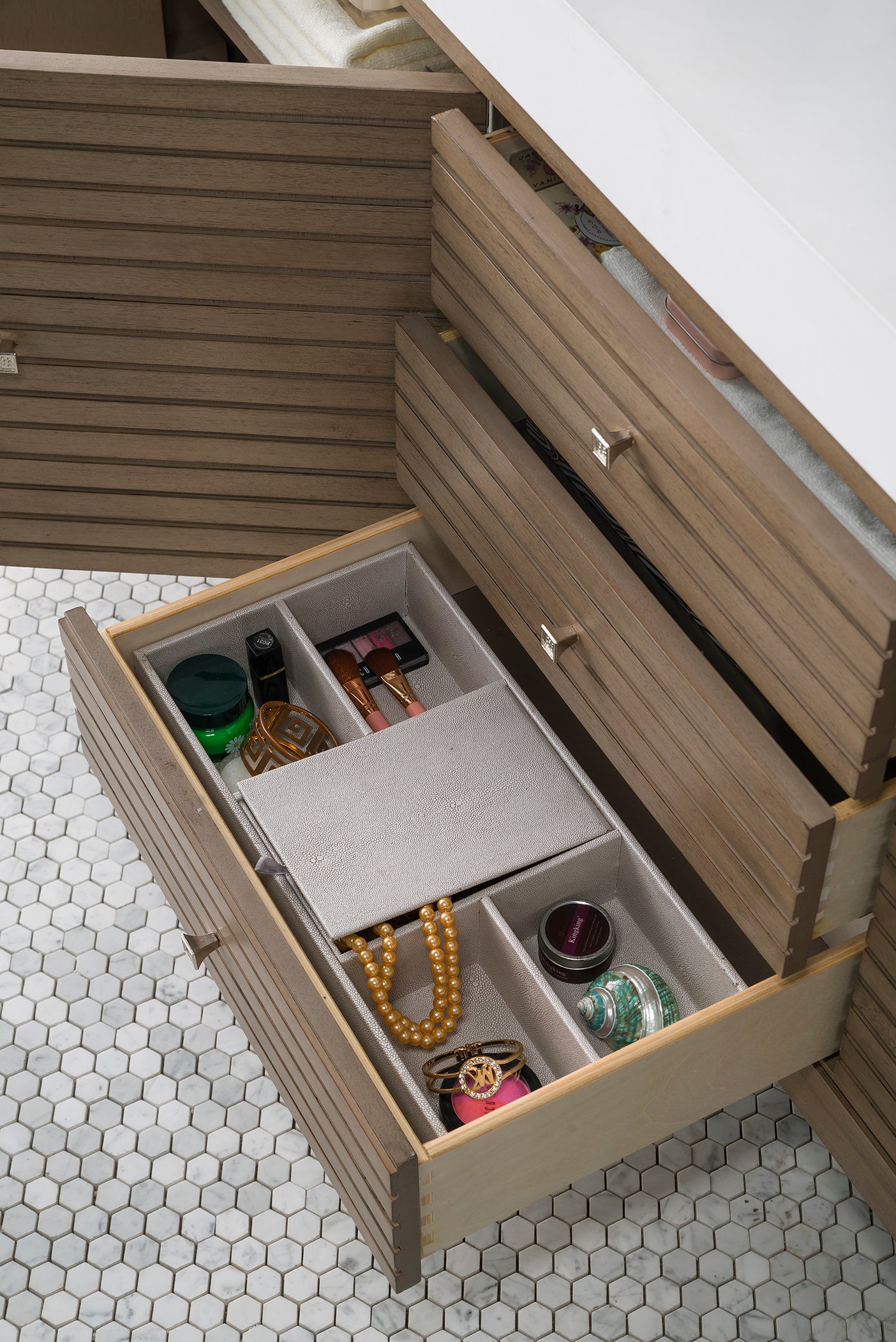 whitewashed walnut vanity