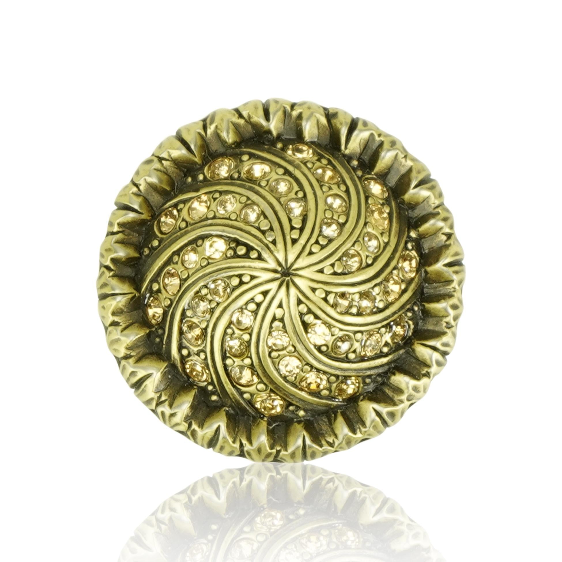 Edgar Berebi Clear Crystal Fontainebleau Knob