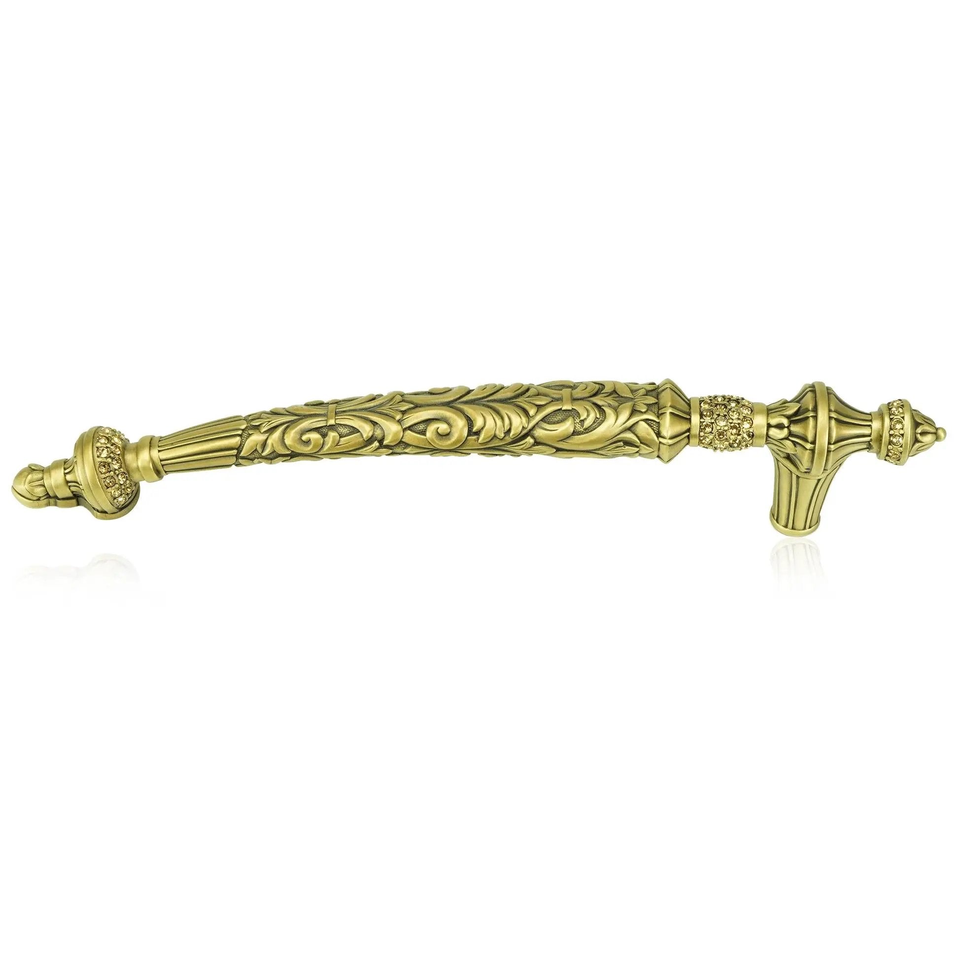 burnish brass pull