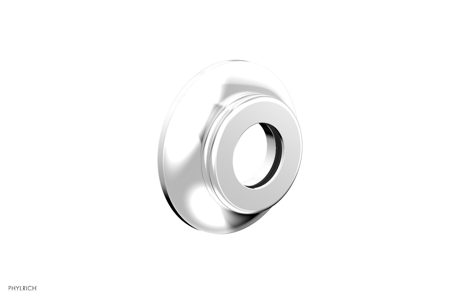 polished chrome flange