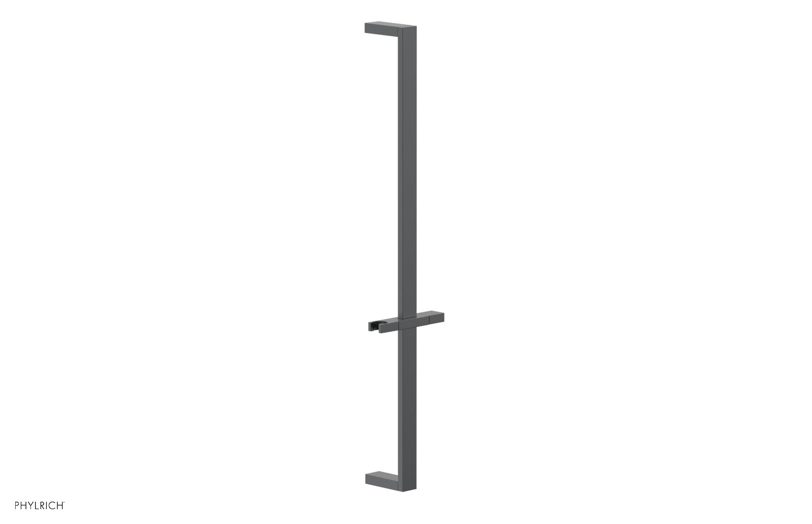 Phylrich 27" Flat Adjustable Slide Bar with Hand Shower Hook