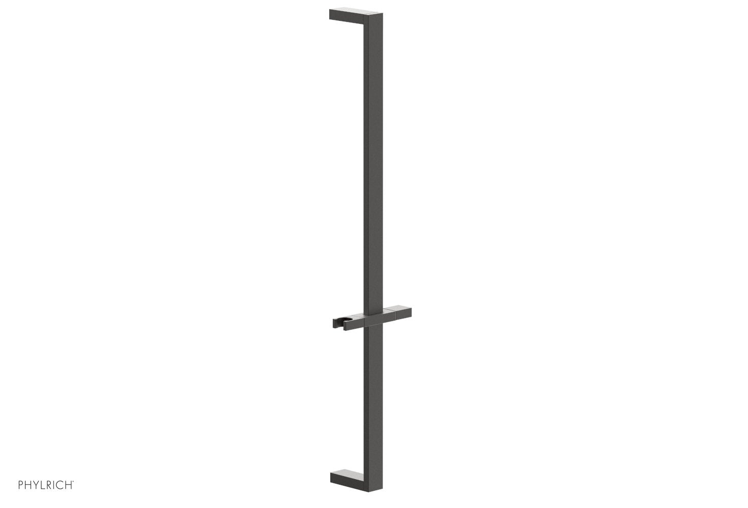 Phylrich 27" Flat Adjustable Slide Bar with Hand Shower Hook