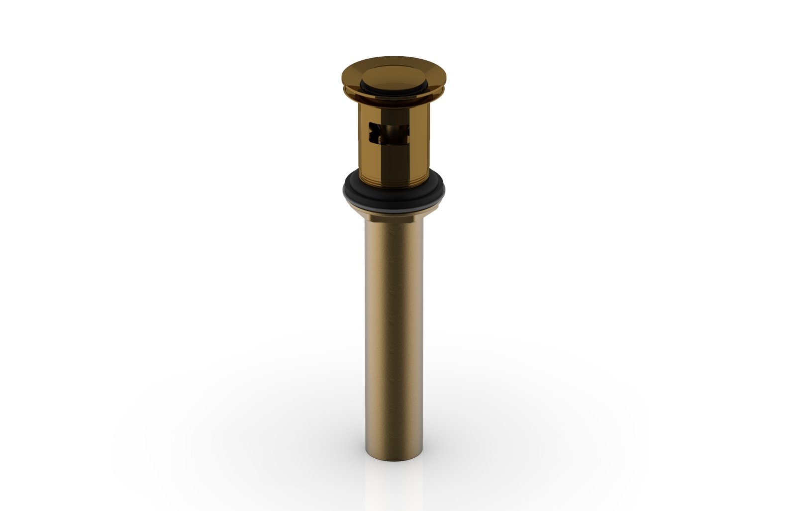 Phylrich Push To Close Drain with Overflow - French Brass by Phylrich