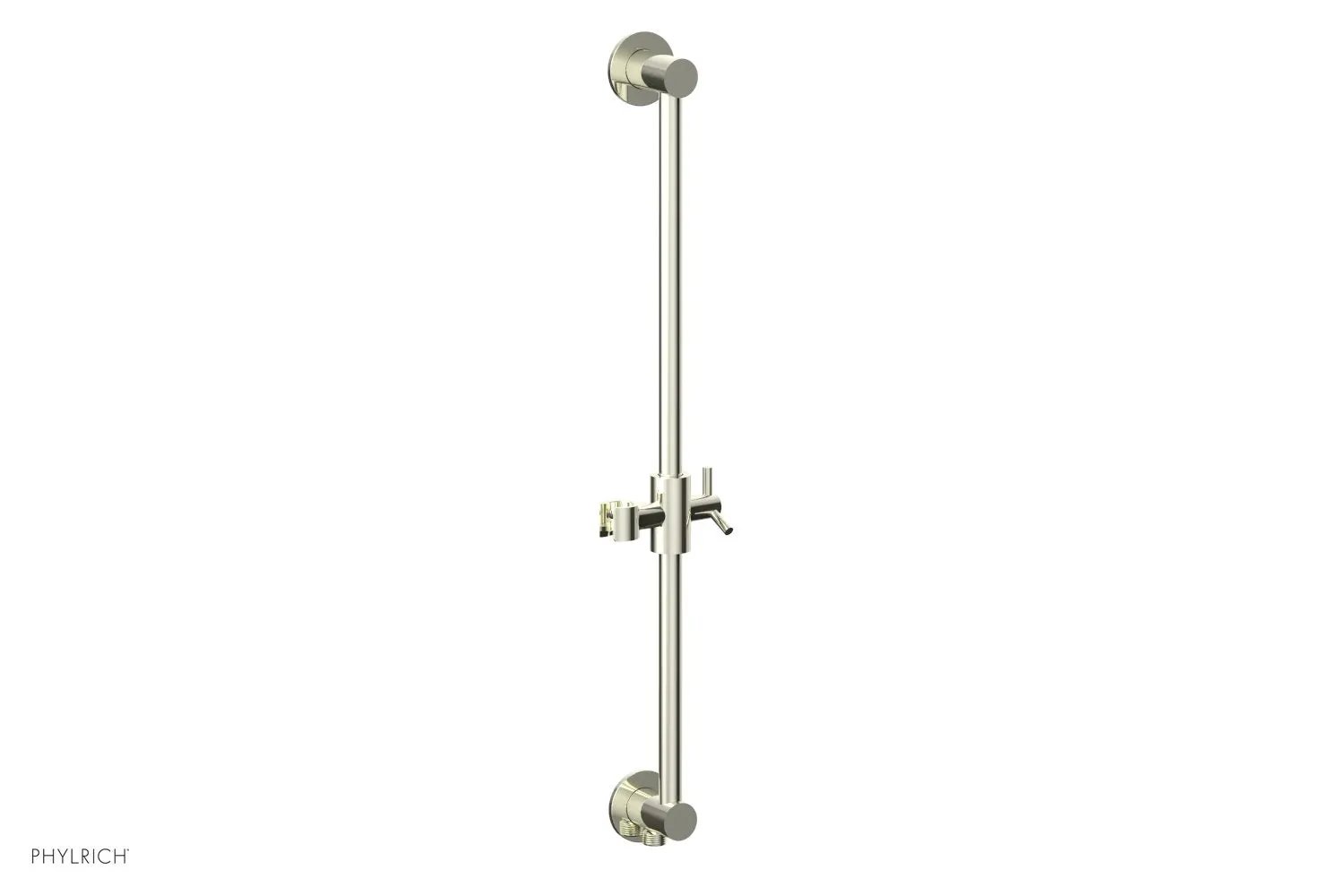 Phylrich TRANSITION 24" Integrated Slide Bar with built in Hose Outlet by Phylrich