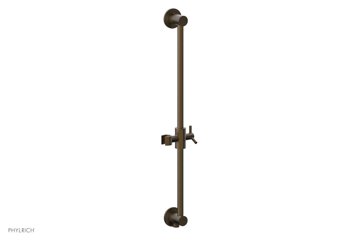 Phylrich TRANSITION 24" Integrated Slide Bar with built in Hose Outlet by Phylrich