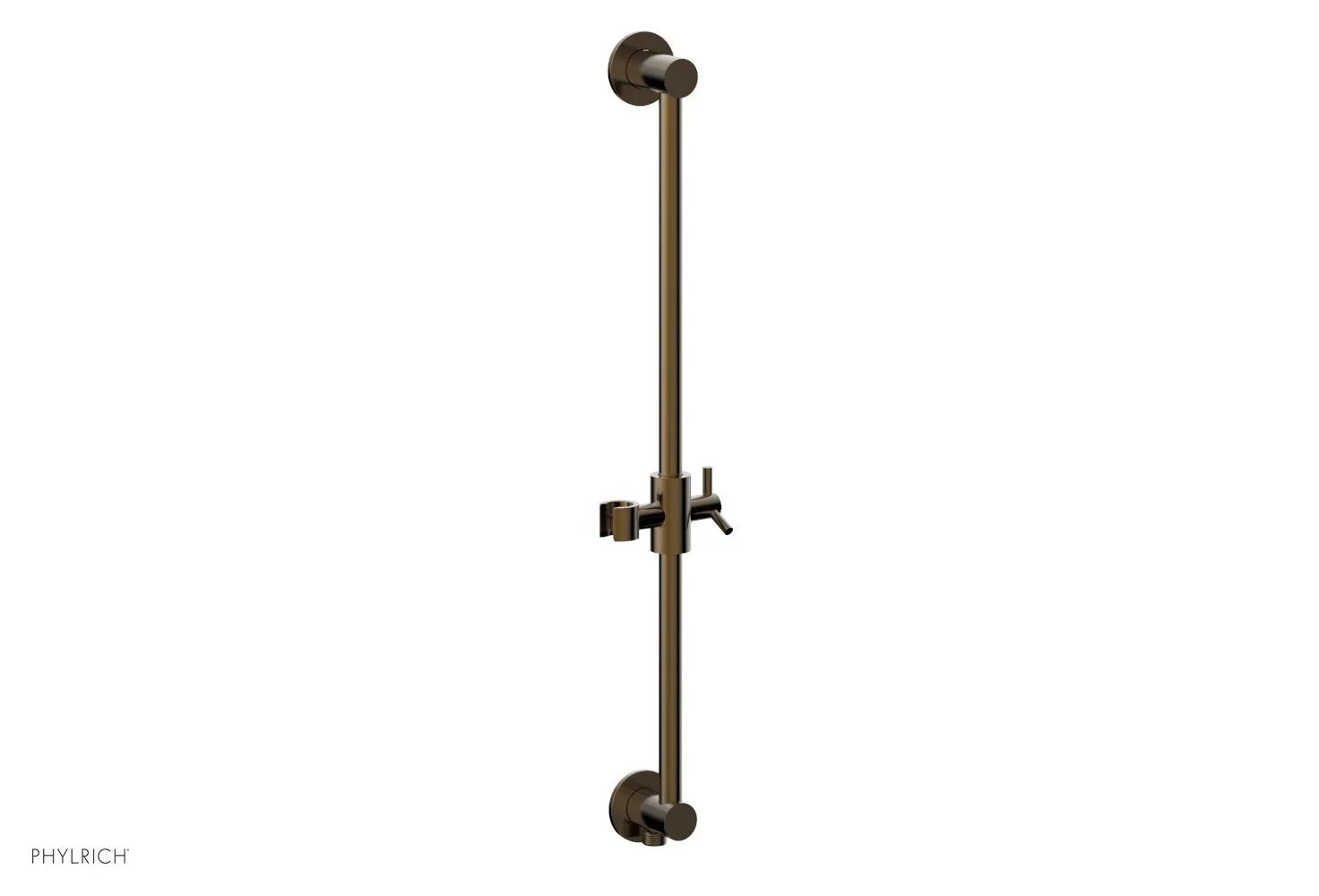 Phylrich TRANSITION 24" Integrated Slide Bar with built in Hose Outlet by Phylrich