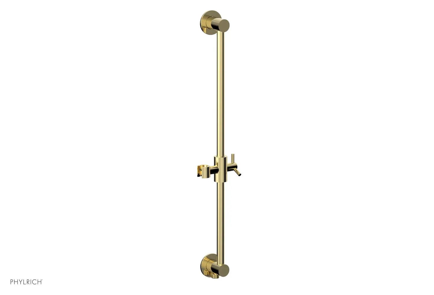 Phylrich TRANSITION 24" Integrated Slide Bar with built in Hose Outlet by Phylrich