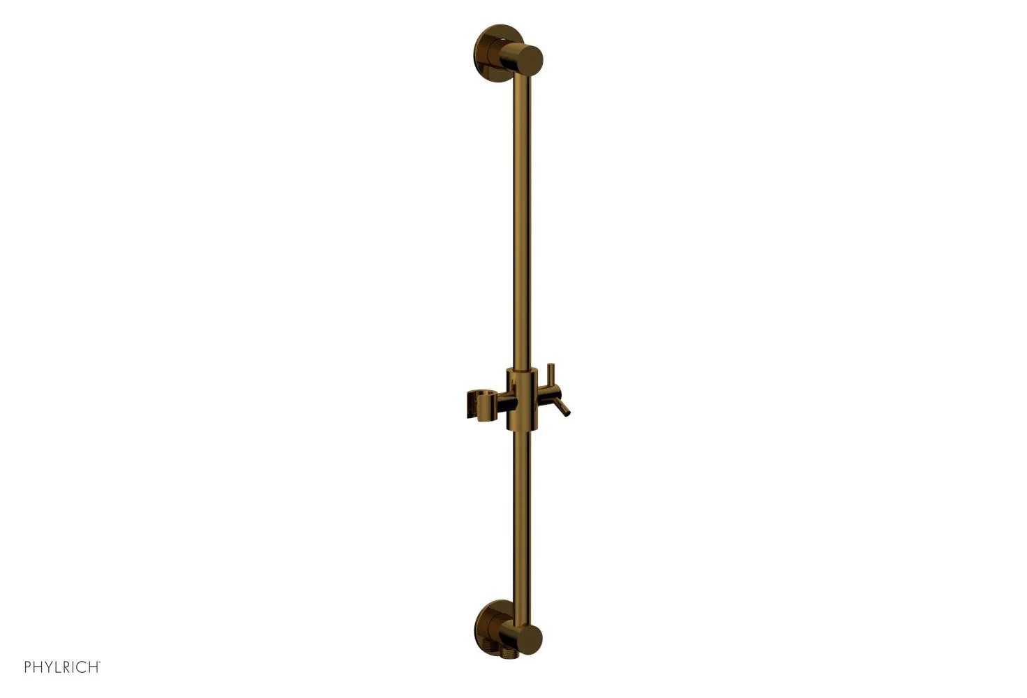 Phylrich TRANSITION 24" Integrated Slide Bar with built in Hose Outlet by Phylrich