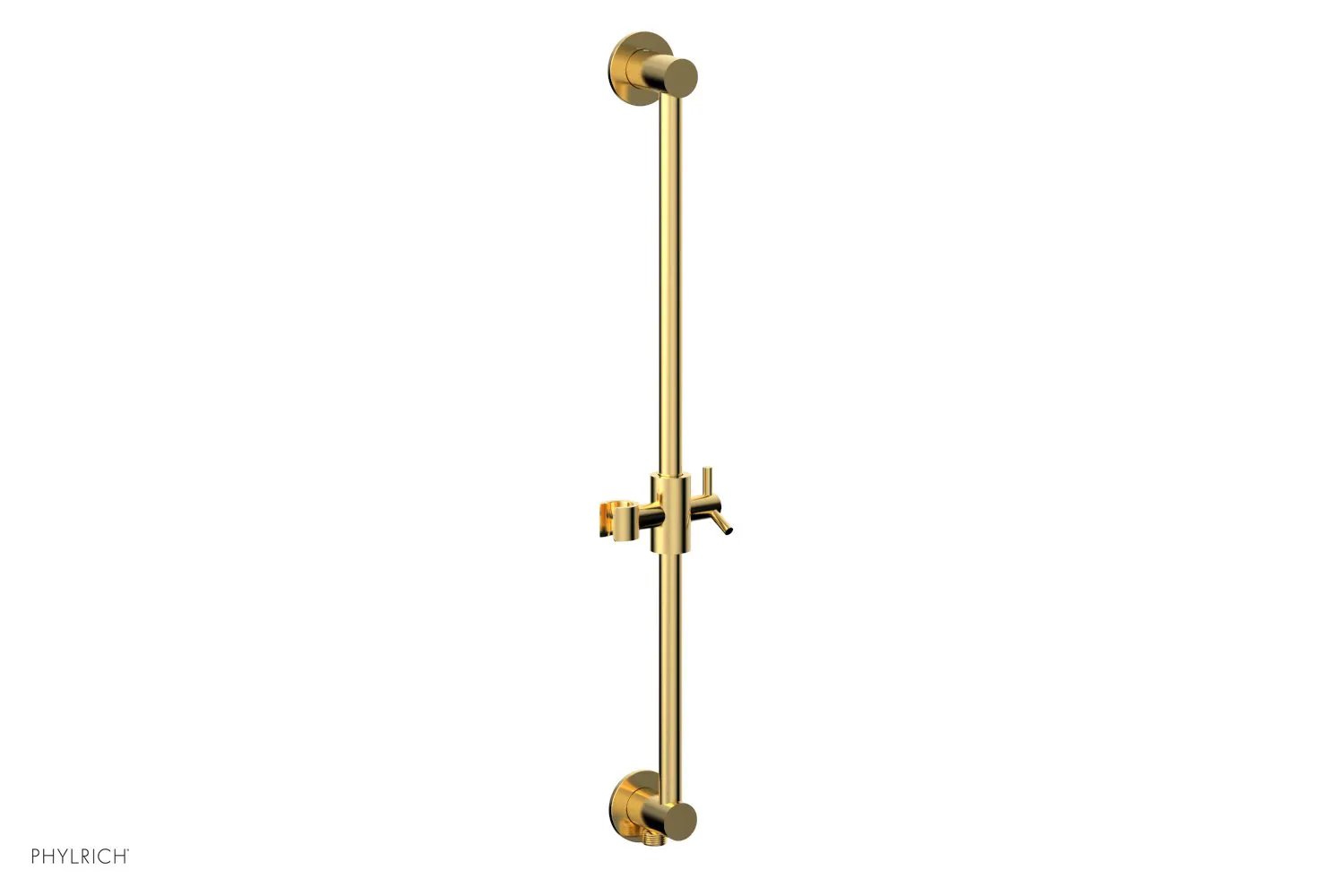 Phylrich TRANSITION 24" Integrated Slide Bar with built in Hose Outlet by Phylrich