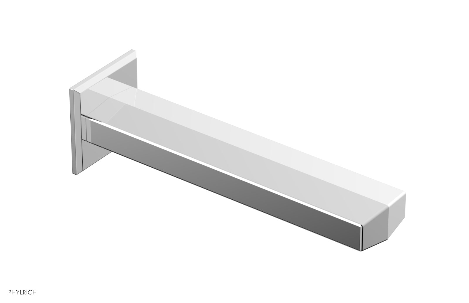 polished chrome spout