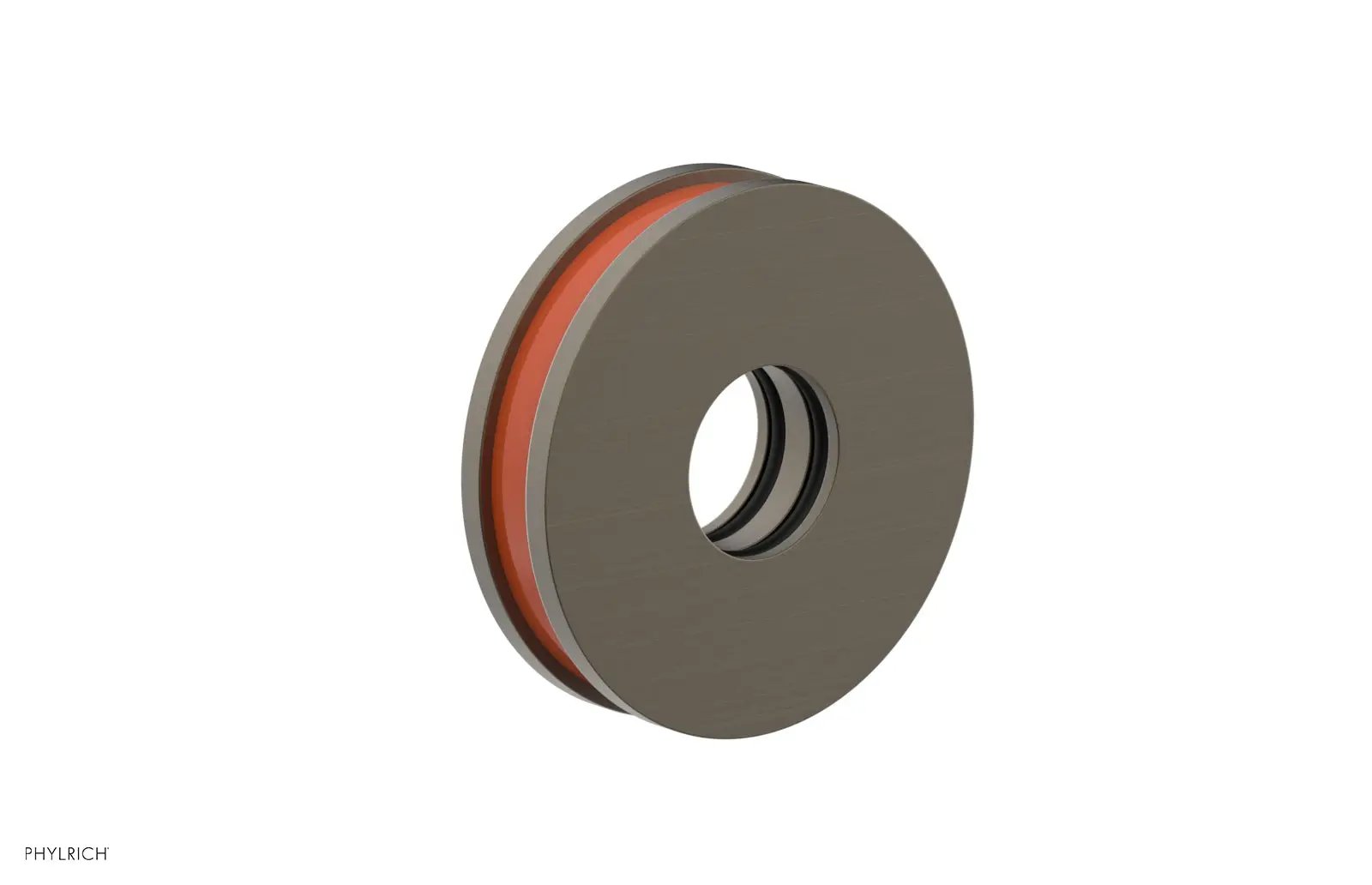Phylrich Round Flange with "Orange" Accent by Phylrich