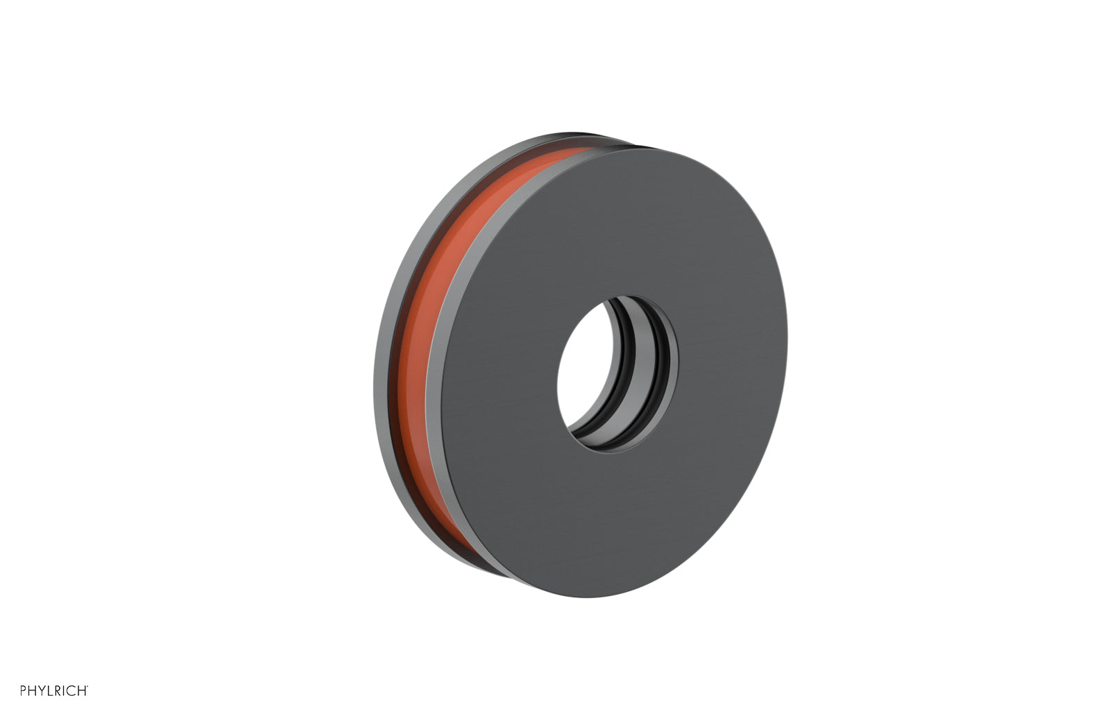 Phylrich Round Flange with "Orange" Accent