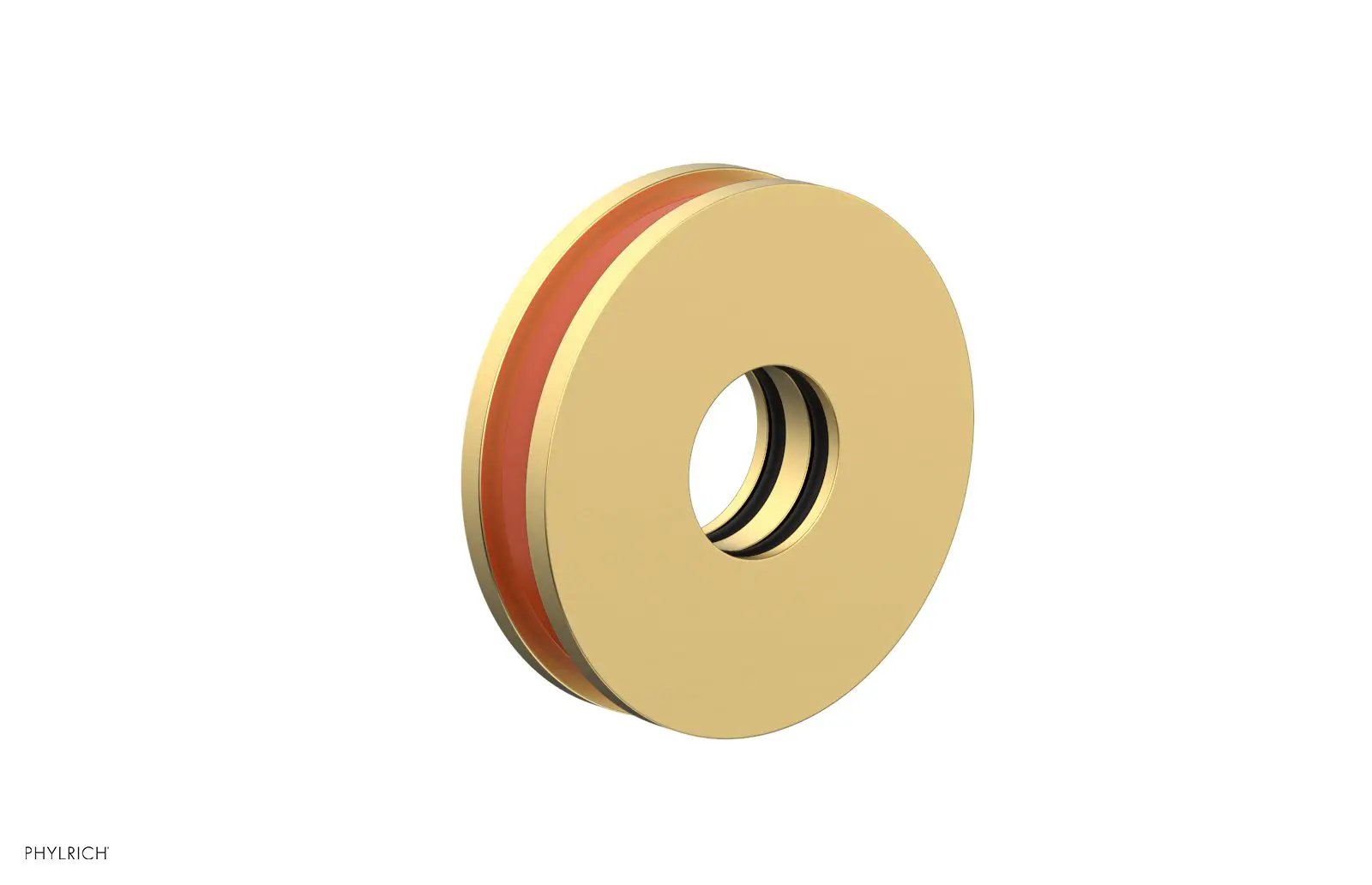 Phylrich Round Flange with "Orange" Accent by Phylrich