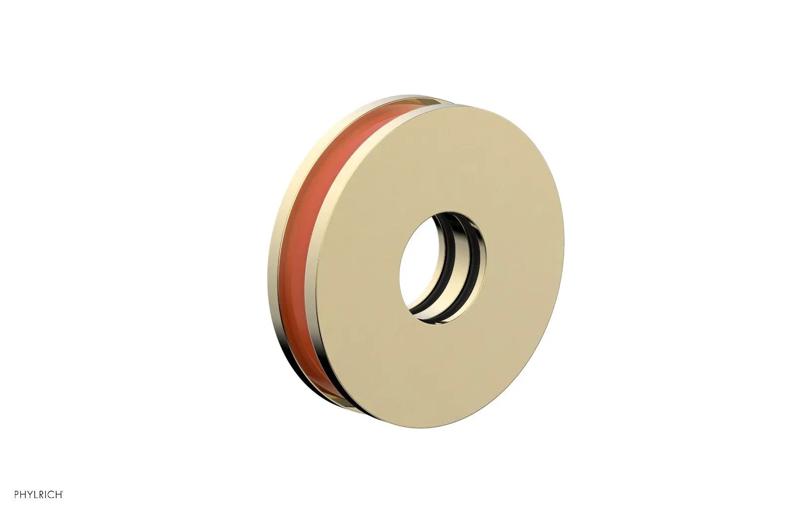 Phylrich Round Flange with "Orange" Accent by Phylrich