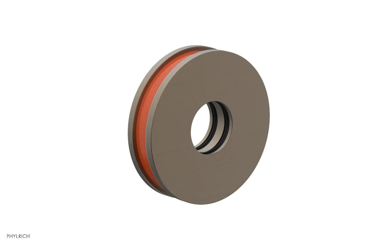 Phylrich Round Flange with "Orange" Accent by Phylrich
