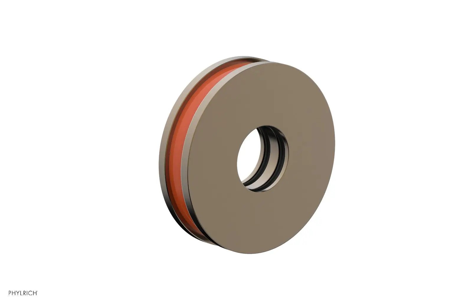 Phylrich Round Flange with "Orange" Accent by Phylrich