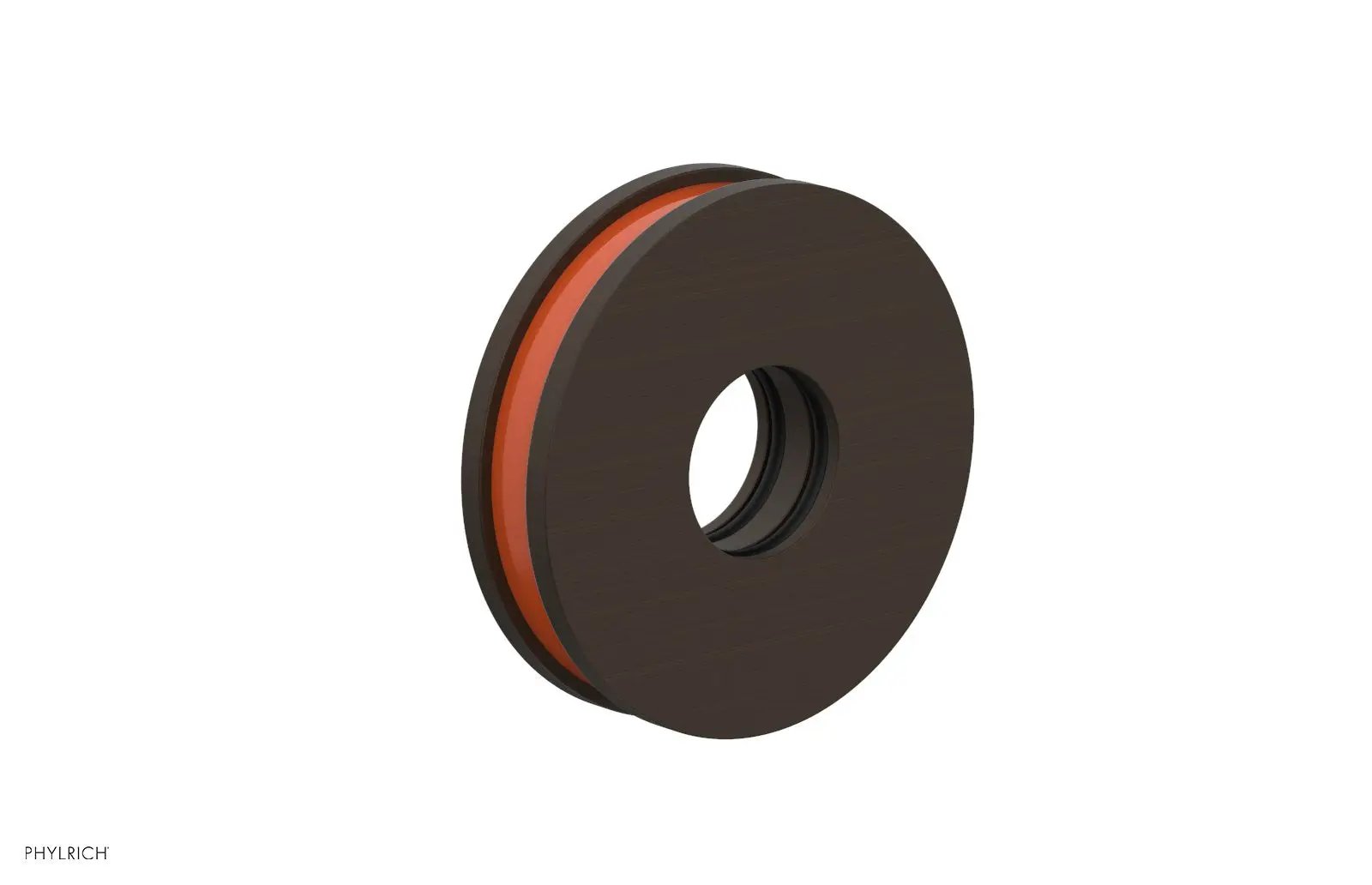 Phylrich Round Flange with "Orange" Accent by Phylrich