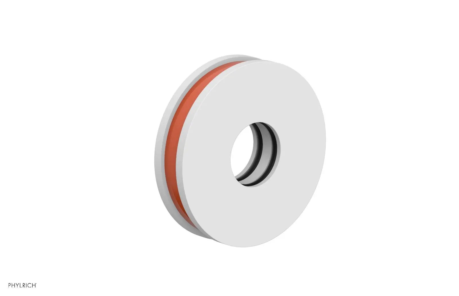 Phylrich Round Flange with "Orange" Accent by Phylrich