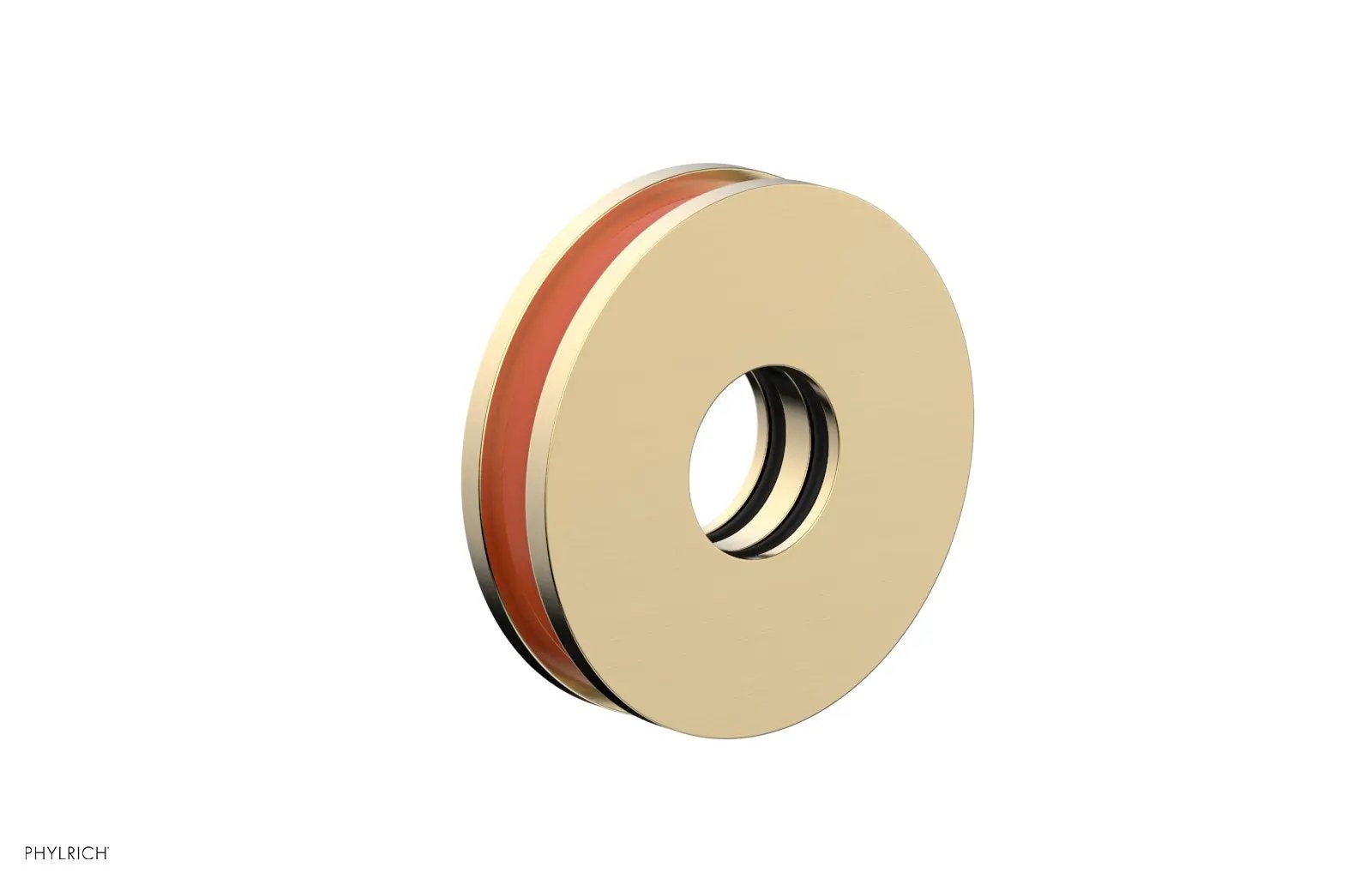 Phylrich Round Flange with "Orange" Accent by Phylrich